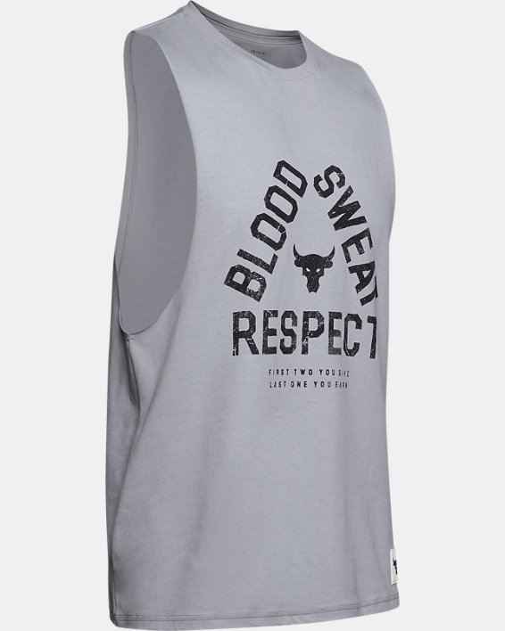 Men's Project Rock Blood Sweat Respect Tank | Under Armour